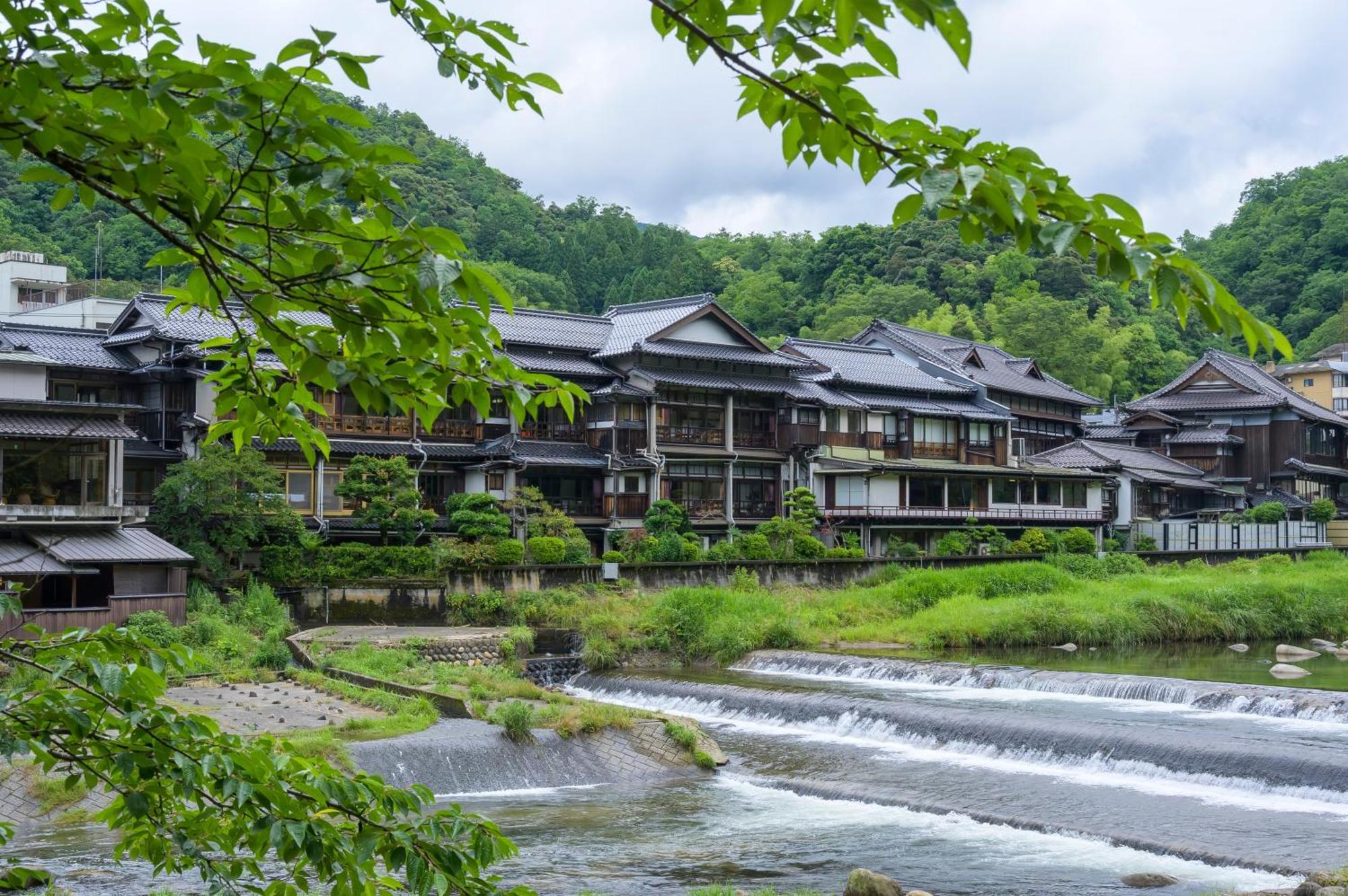 Ryokan Ohashi Misasa Exteriör bild